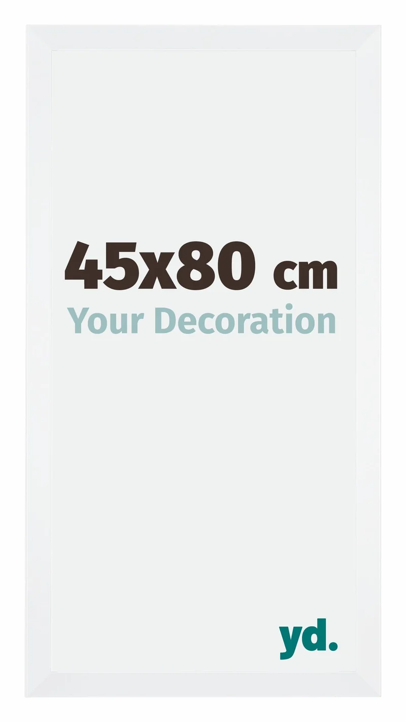 Bilderrahmen 45x80 cm - Weiss - MDF - Catania