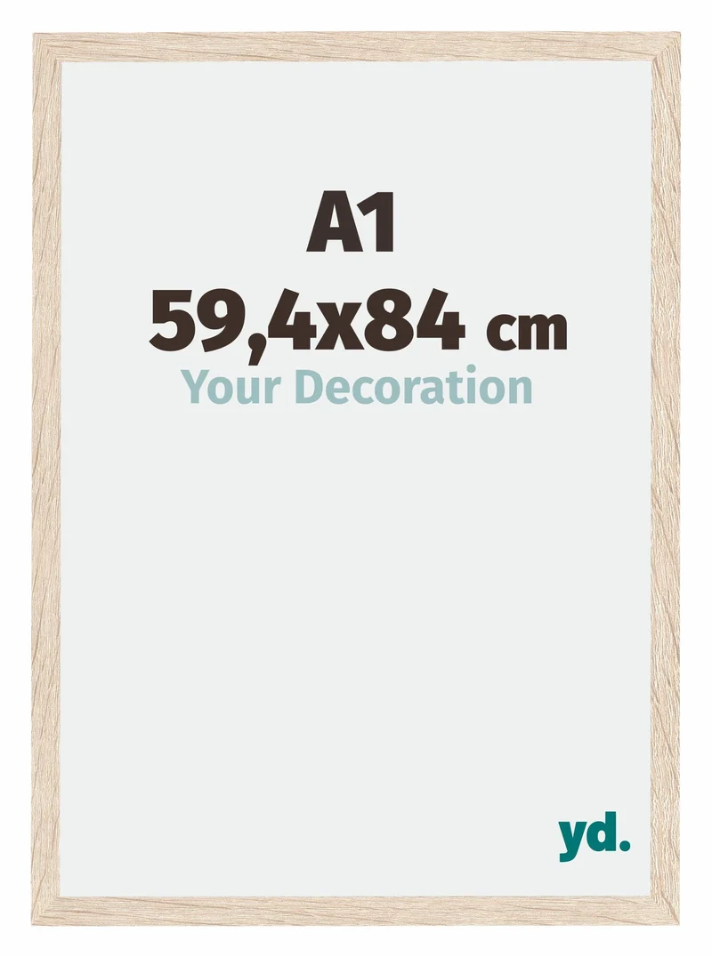 Bilderrahmen A1 - 59,4x84 cm - Eiche - MDF - Catania