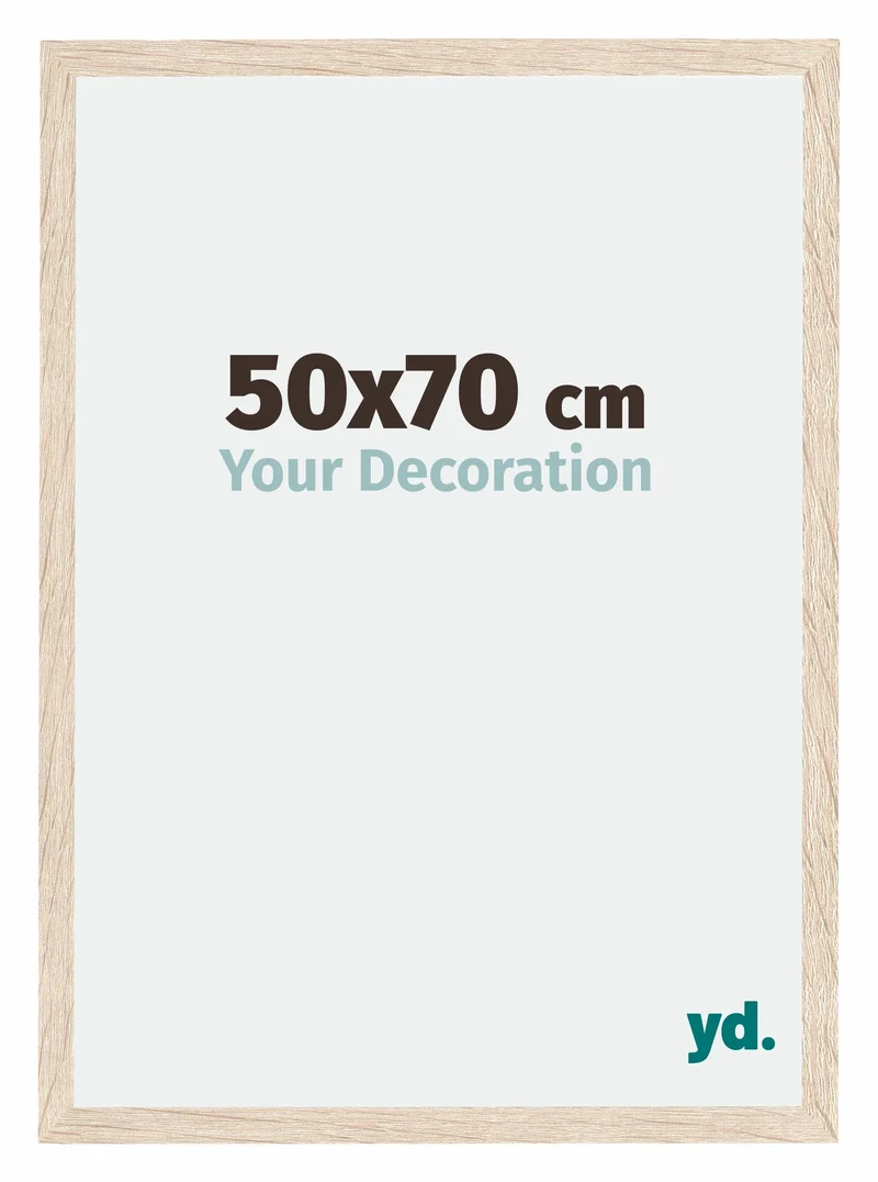 Bilderrahmen 50x70 cm - Eiche - MDF - Catania