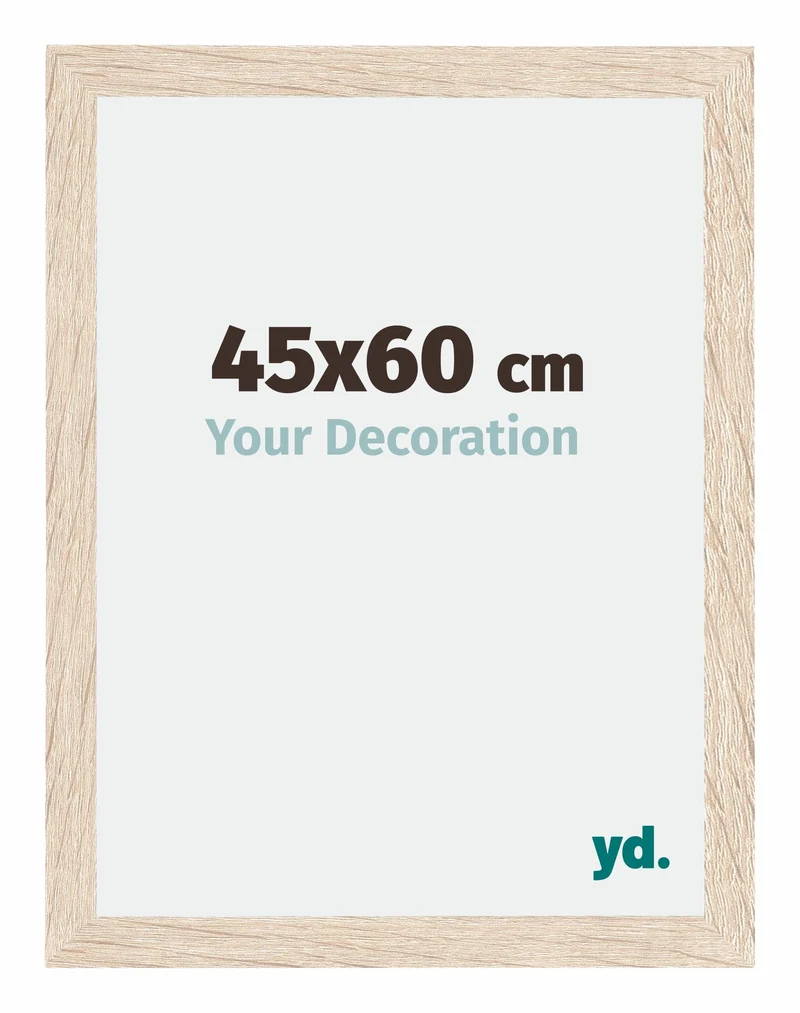 Bilderrahmen 45x60 cm - Eiche - MDF - Catania