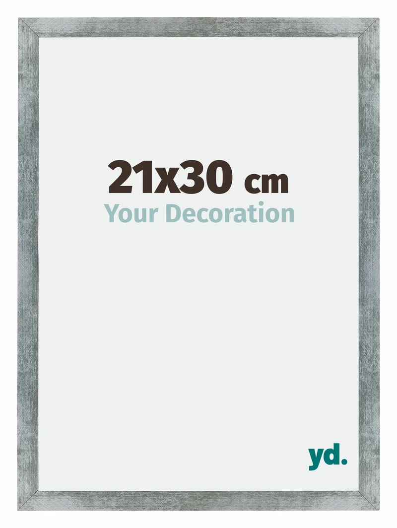 Bilderrahmen 21x30 cm - Eisen Gewischt - MDF - Mura