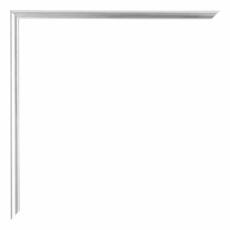 Bilderrahmen 24x30 cm - Silber Hochglanz - Aluminium - Kent