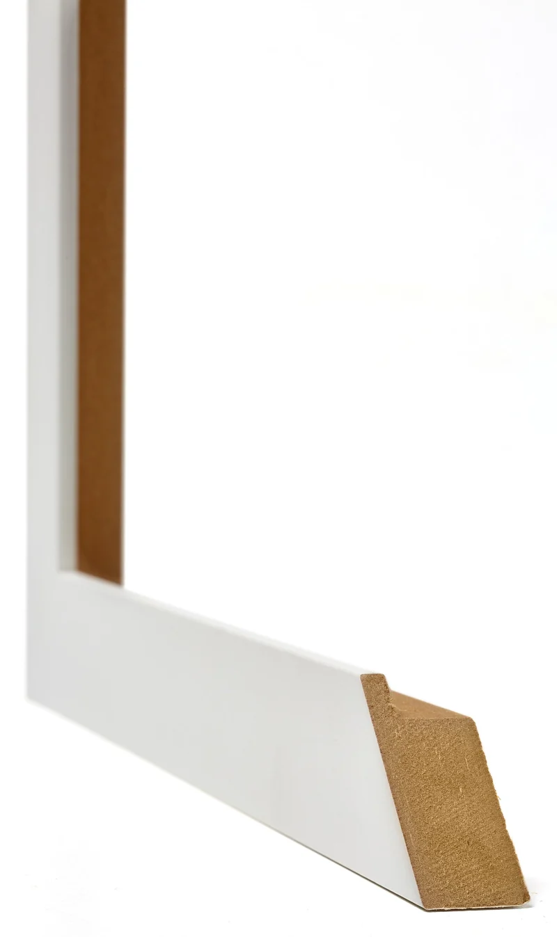 Bilderrahmen 40x50 cm - Weiss Matt - MDF - Mura