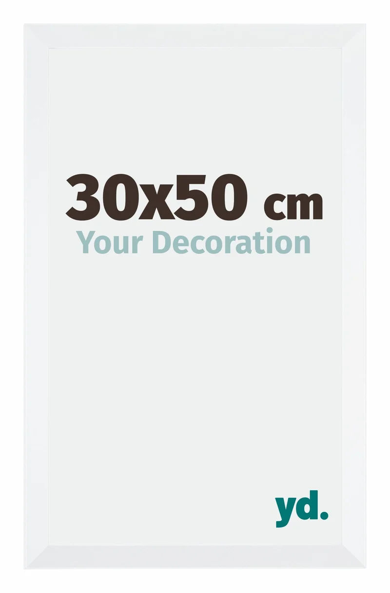 Bilderrahmen 30x50 cm - Weiss - MDF - Catania