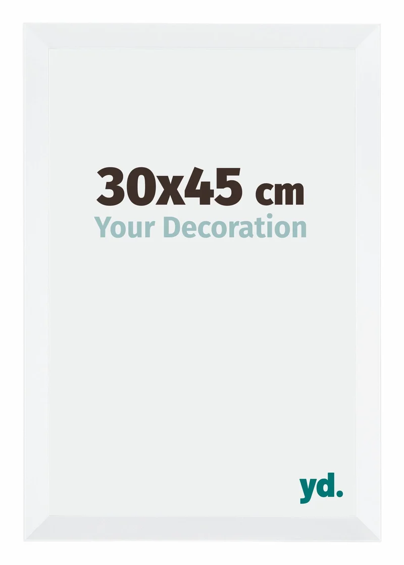 Bilderrahmen 30x45 cm - Weiss - MDF - Catania