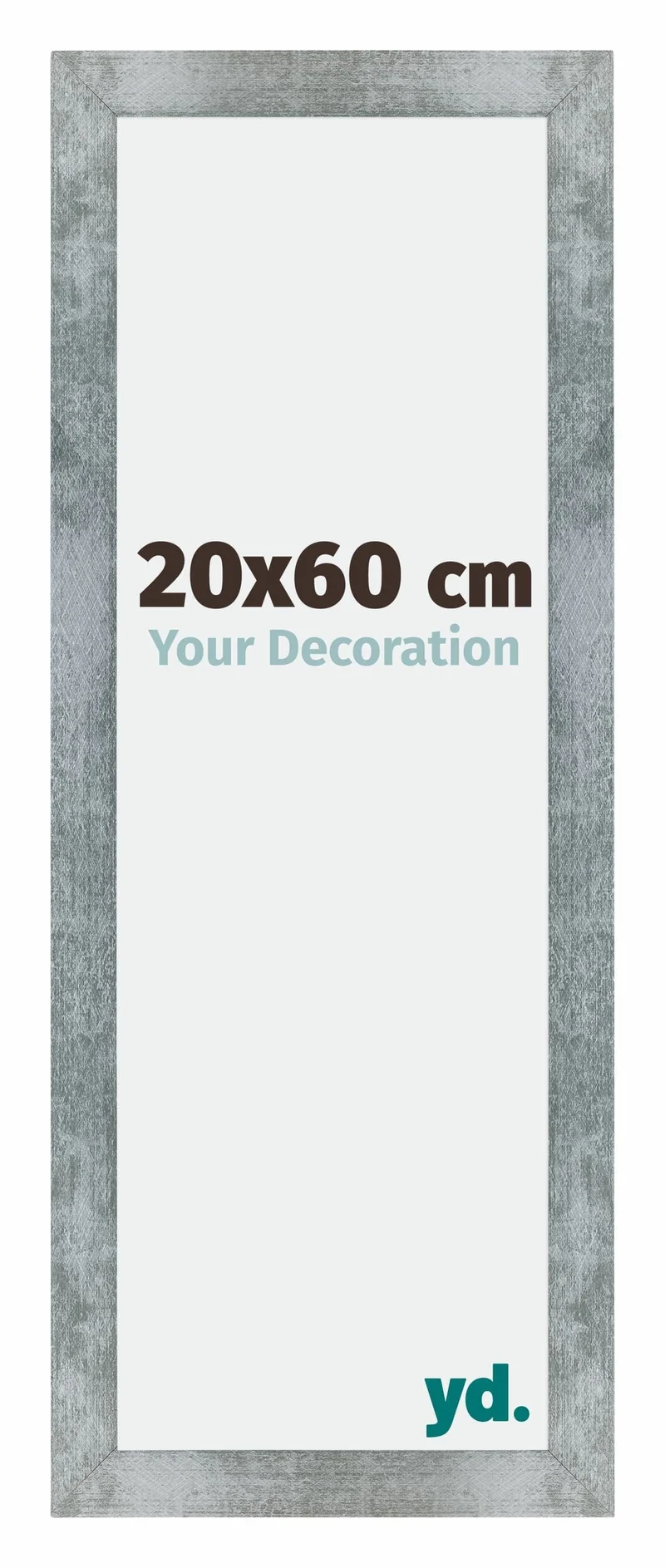 Bilderrahmen 20x60 cm - Eisen Gewischt - MDF - Mura