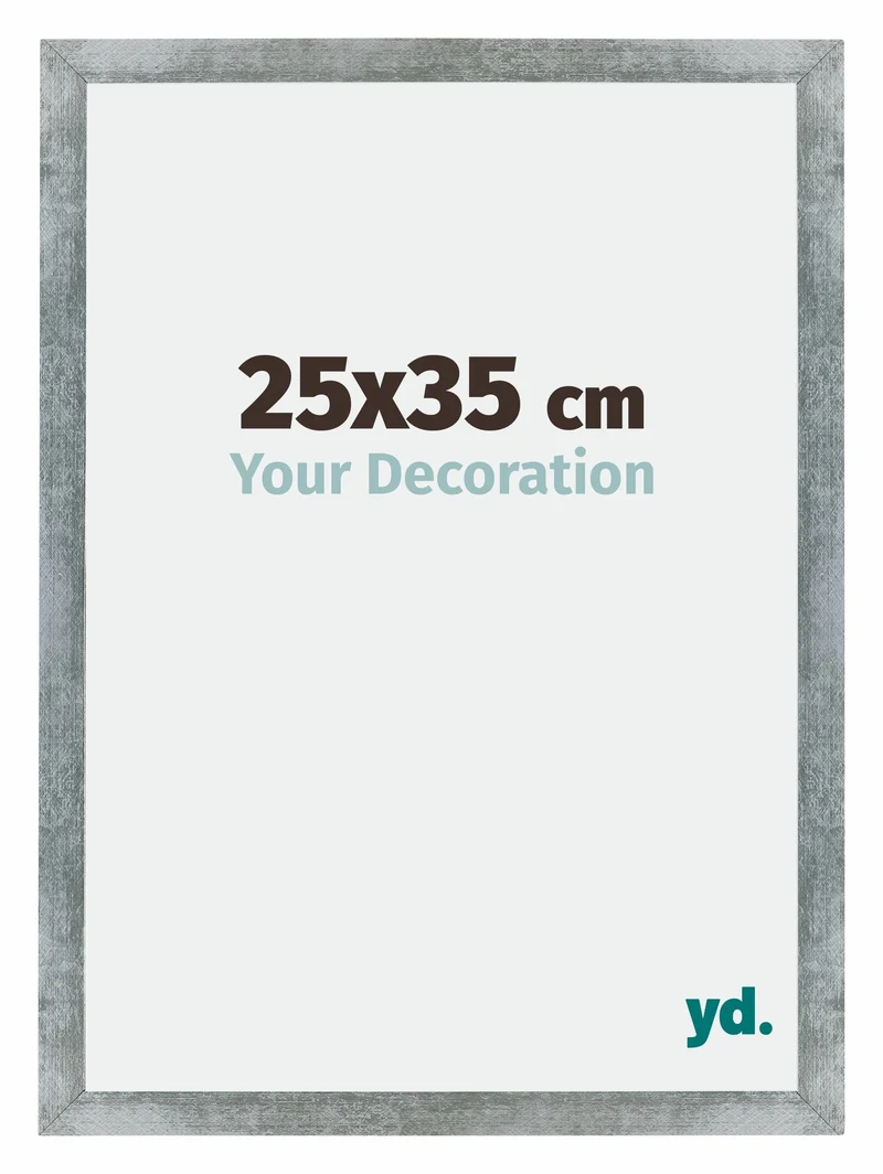 Bilderrahmen 25x35 cm - Eisen Gewischt - MDF - Mura