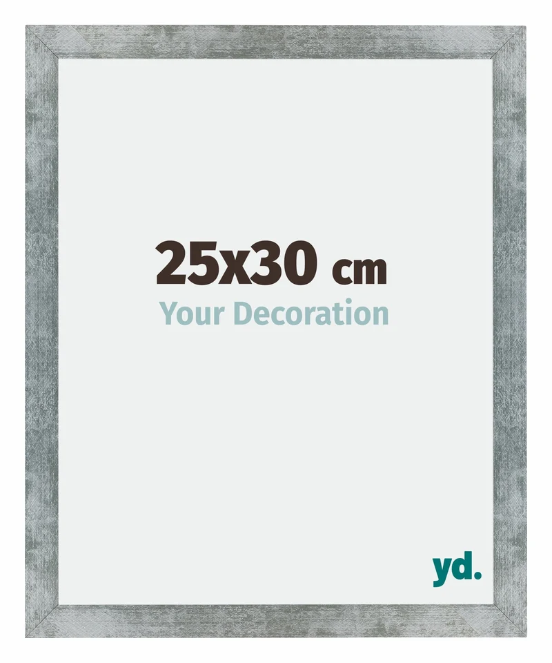 Bilderrahmen 25x30 cm - Eisen Gewischt - MDF - Mura