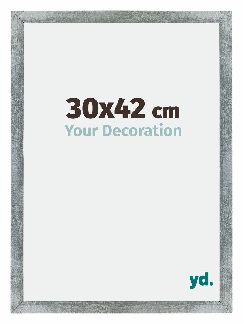 Bilderrahmen 30x42 cm - Eisen Gewischt - MDF - Mura
