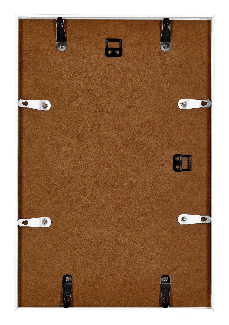Bilderrahmen 61x91,5 cm - Weiss Hochglanz - Aluminium - Kent