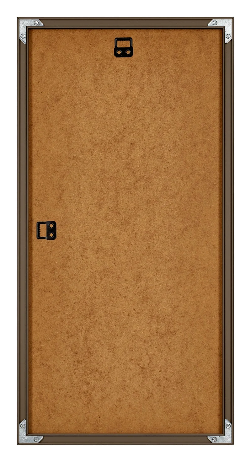 Bilderrahmen 45x80 cm - Nussbaum Struktur - Aluminium - New York