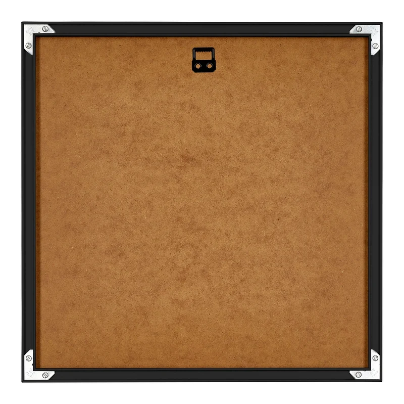 Bilderrahmen 55x55 cm - Schwarz Matt - Aluminium - New York - Aluminium - New York