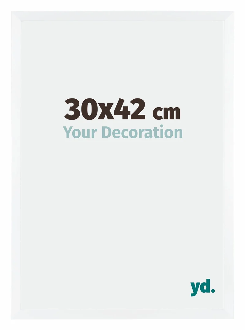 Bilderrahmen 30x42 cm - Weiss - MDF - Catania