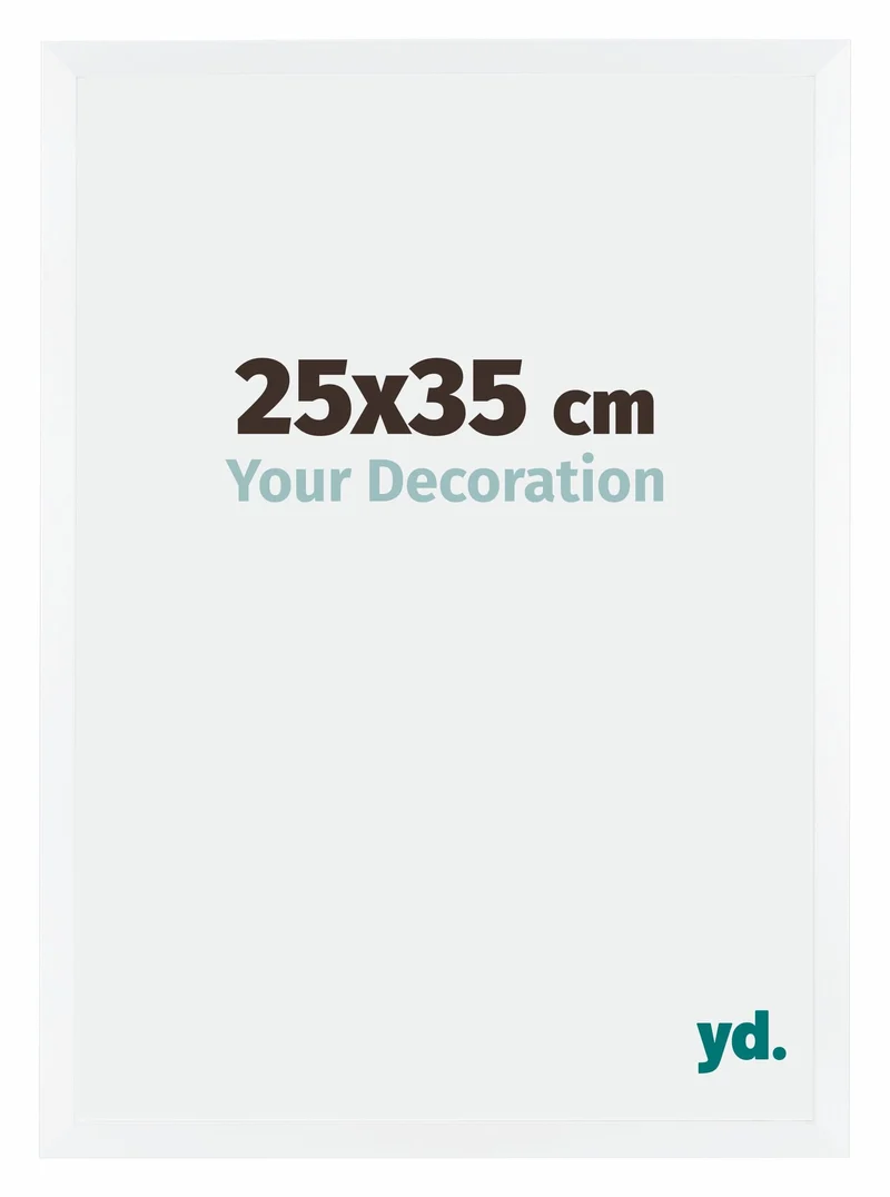 Bilderrahmen 25x35 cm - Weiss - MDF - Catania