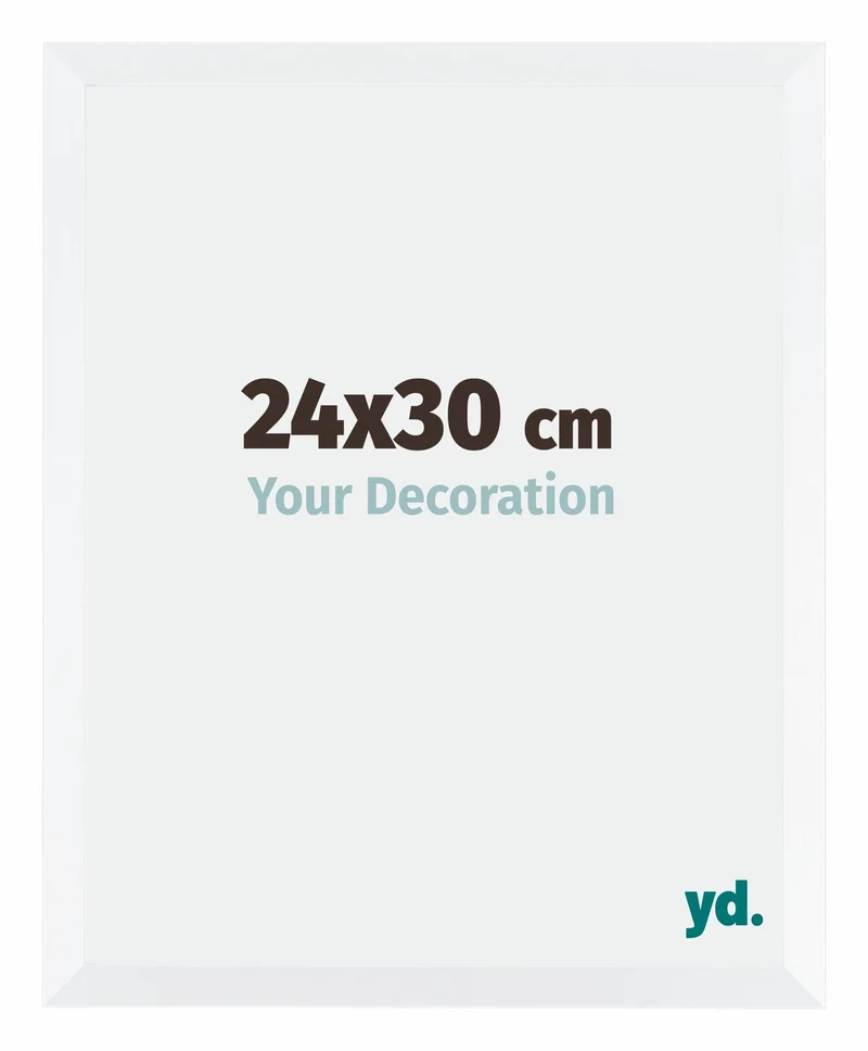 Bilderrahmen 24x30 cm - Weiss - MDF - Catania