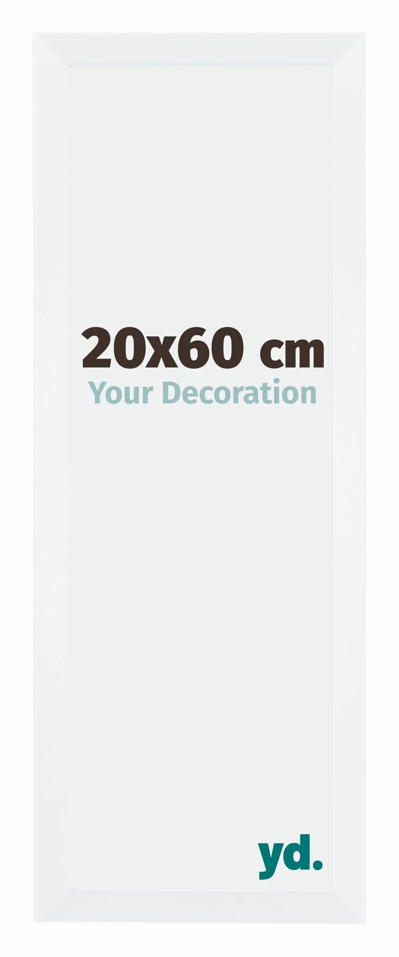 Bilderrahmen 20x60 cm - Weiss - MDF - Catania