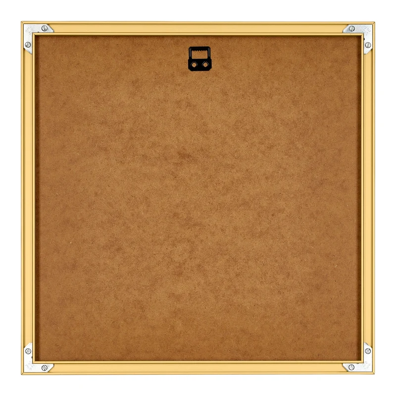 Bilderrahmen 70x70 cm - Goldglanz - Aluminium - New York
