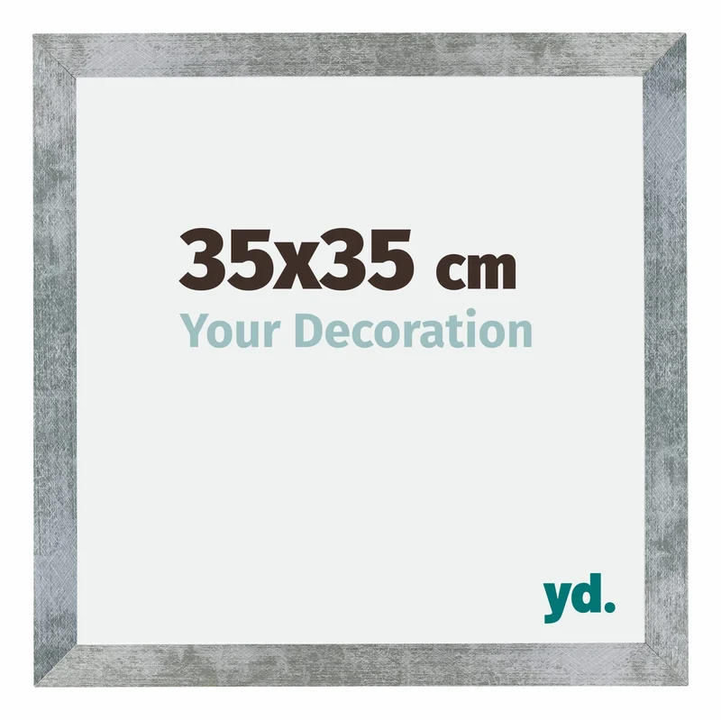 Bilderrahmen 35x35 cm - Eisen Gewischt - MDF - Mura