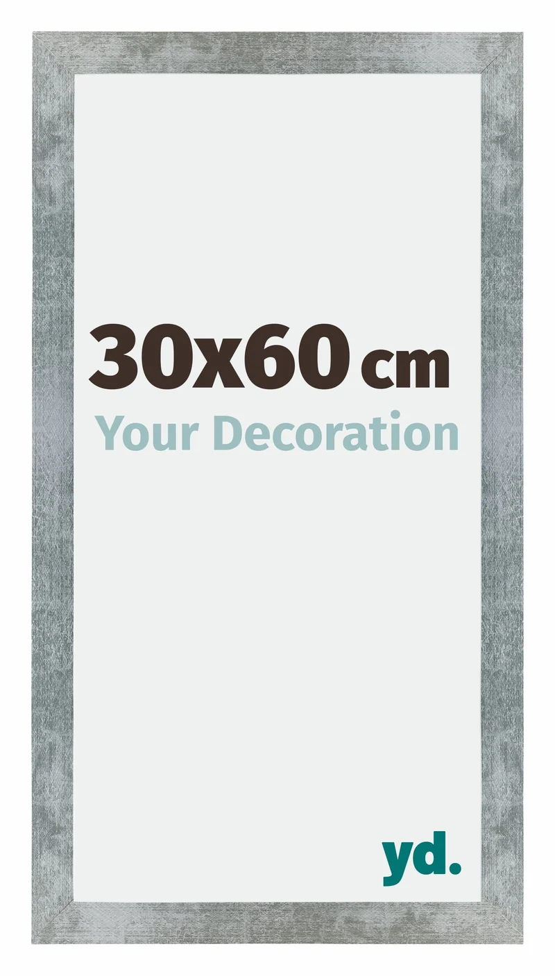 Bilderrahmen 30x60 cm - Eisen Gewischt - MDF - Mura