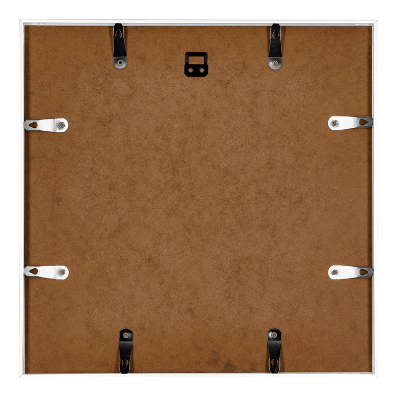 Bilderrahmen 55x55 cm - Weiss Hochglanz - Aluminium - Kent