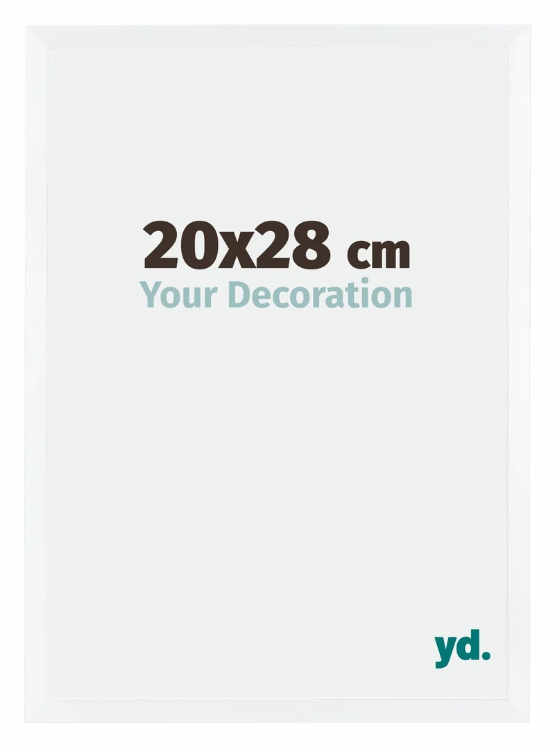 Bilderrahmen 20x28 cm - Weiss - MDF - Catania