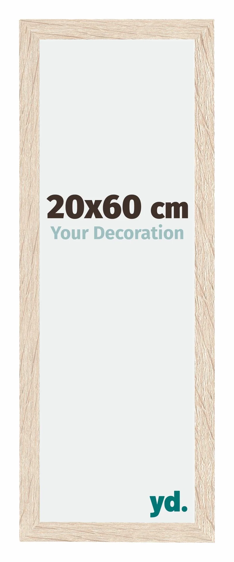 Bilderrahmen 20x60 cm - Eiche - MDF - Catania