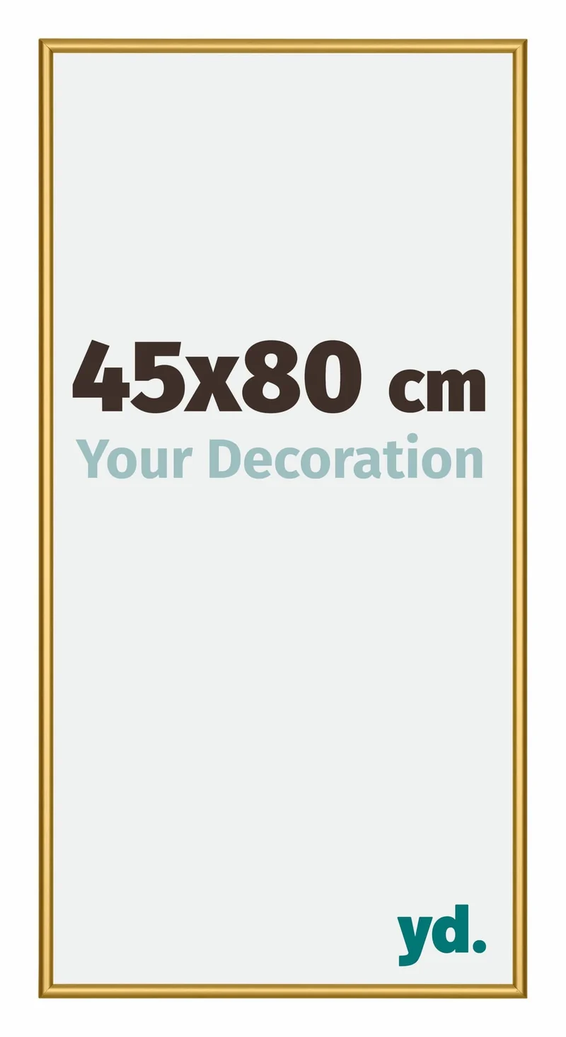Bilderrahmen 45x80 cm - Goldglanz - Aluminium - New York