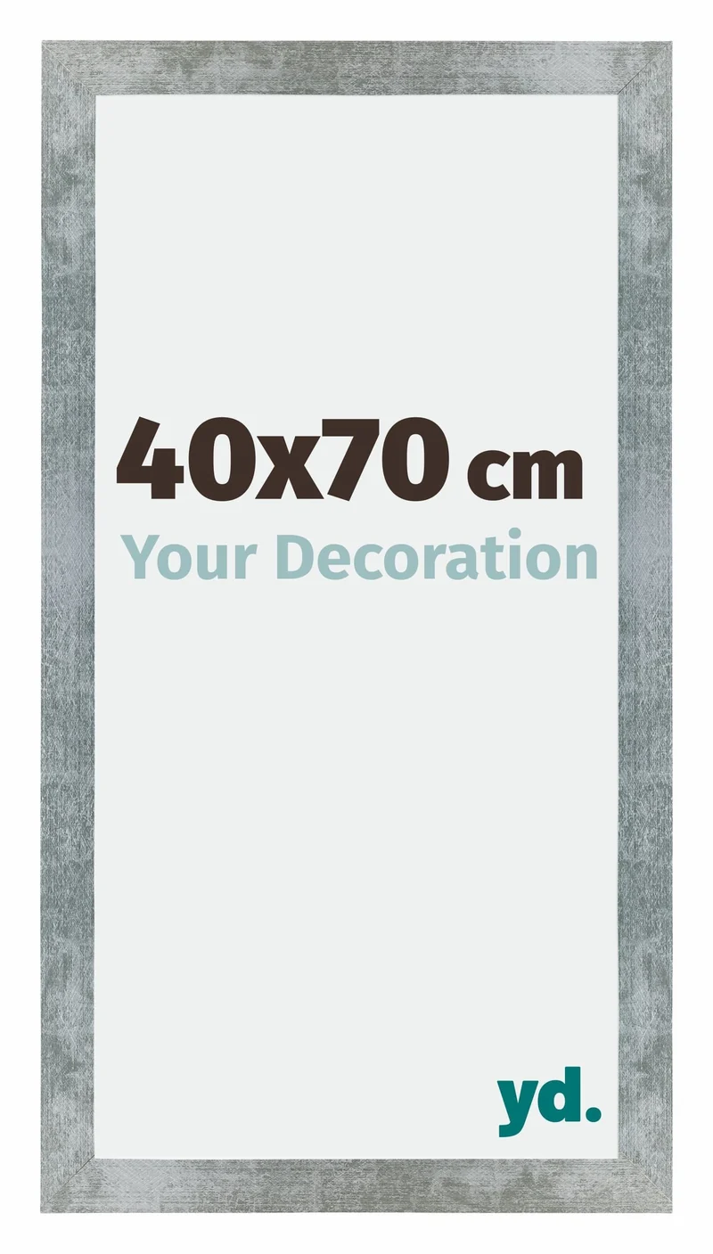 Bilderrahmen 40x70 cm - Eisen Gewischt - MDF - Mura