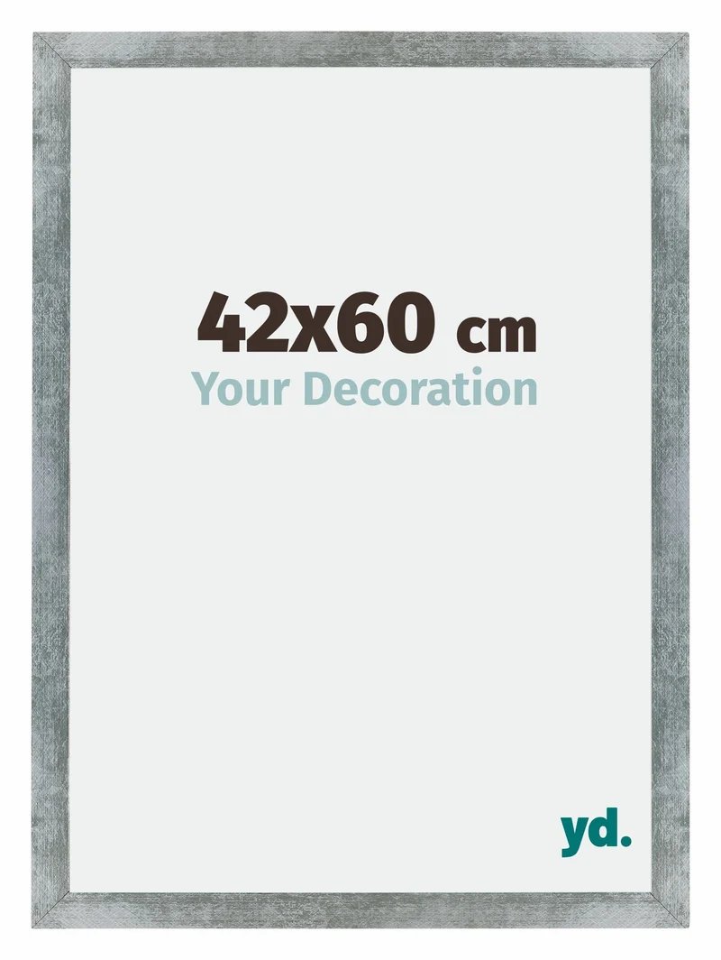 Bilderrahmen 42x60 cm - Eisen Gewischt - MDF - Mura
