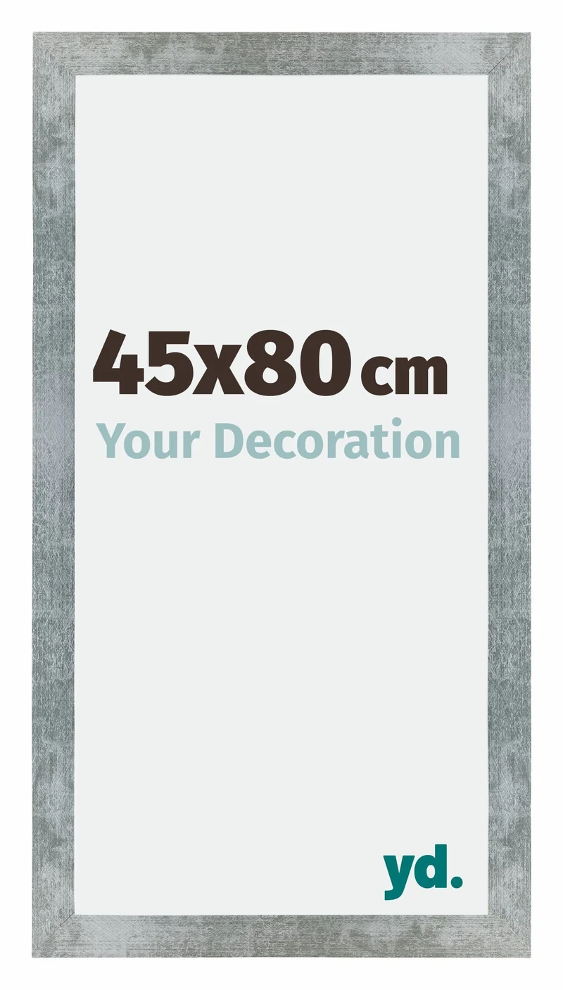 Bilderrahmen 45x80 cm - Eisen Gewischt - MDF - Mura