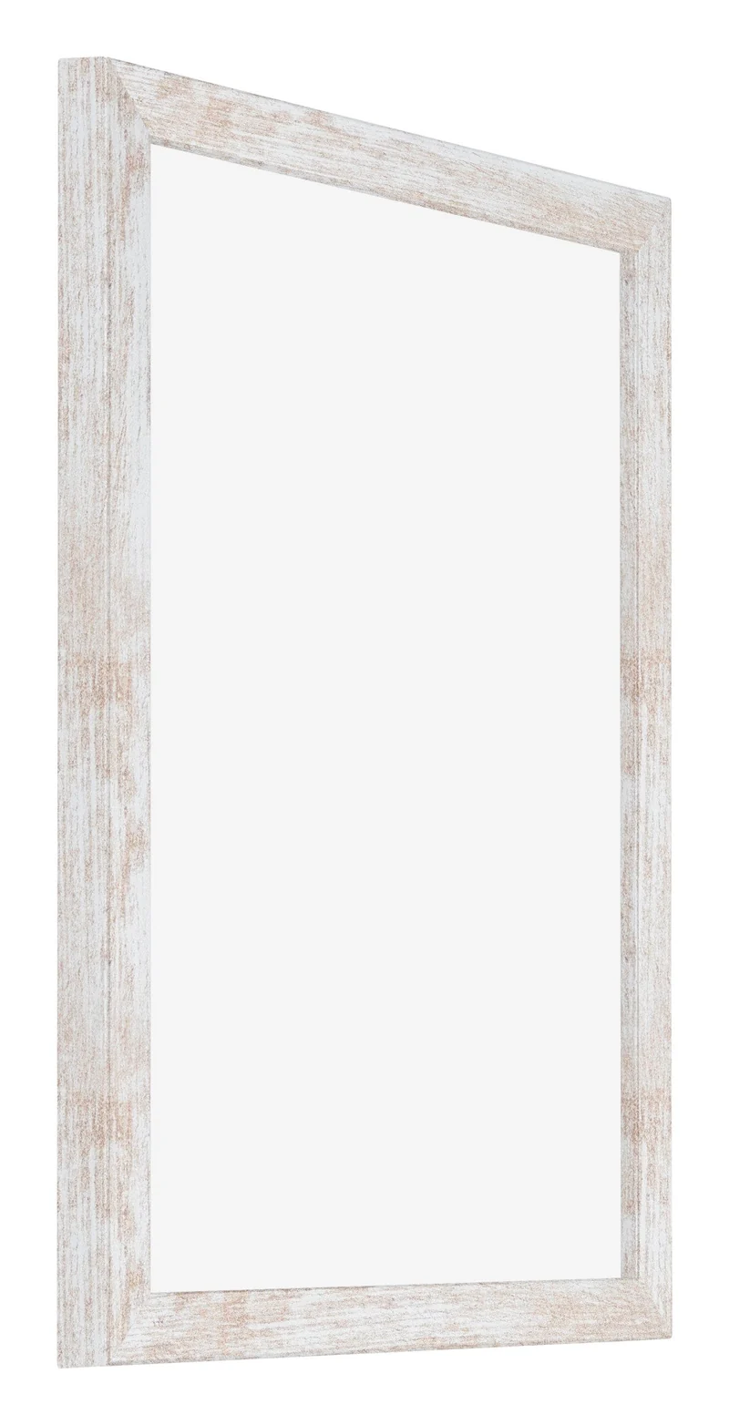 Bilderrahmen 60x80 cm - White Wash - MDF - Catania