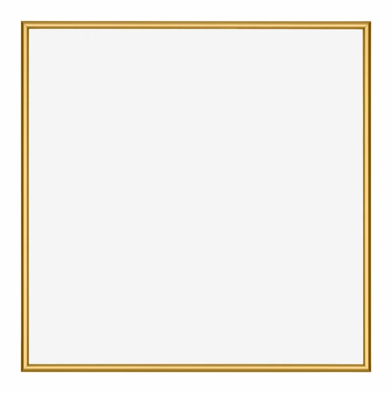 Bilderrahmen 40x40 cm - Goldglanz - Aluminium - New York