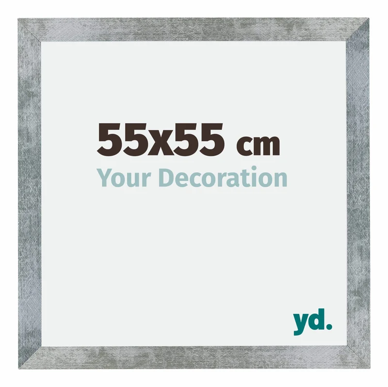 Bilderrahmen 55x55 cm - Eisen Gewischt - MDF - Mura