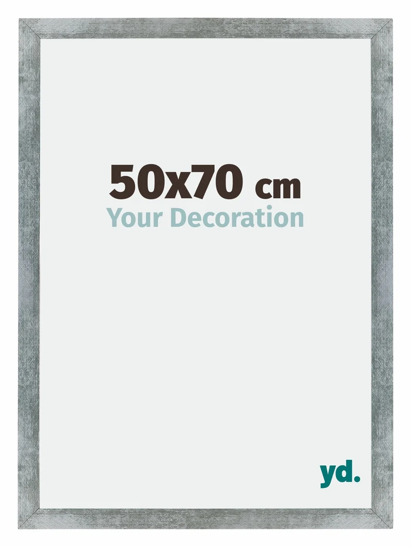 Bilderrahmen 50x70 cm - Eisen Gewischt - MDF - Mura