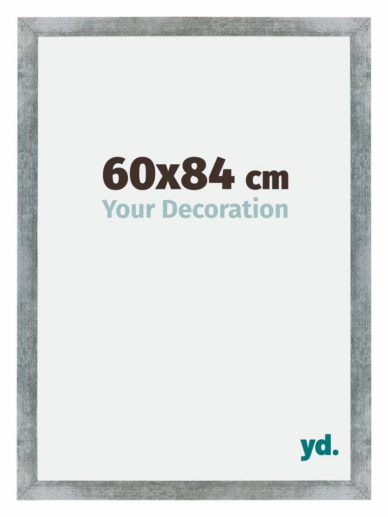 Bilderrahmen 60x84 cm - Eisen Gewischt - MDF - Mura