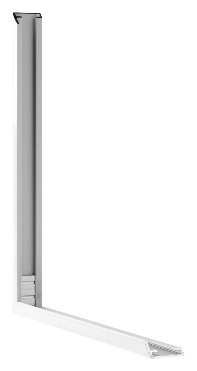 Bilderrahmen 30x50 cm - Weiss Hochglanz - Aluminium - Kent