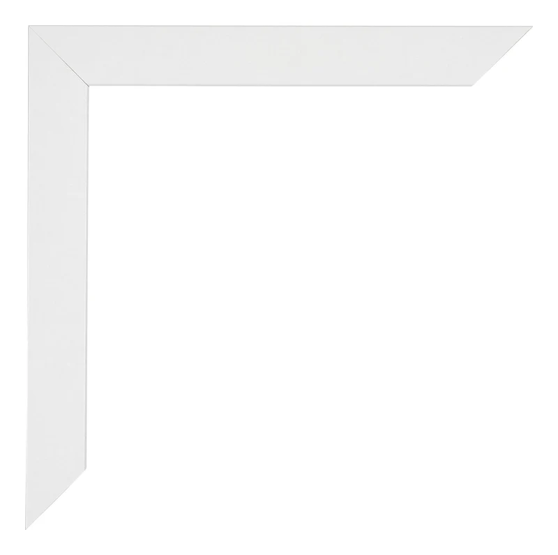 Bilderrahmen 55x55 cm - Weiss Hochglanz - MDF - Mura