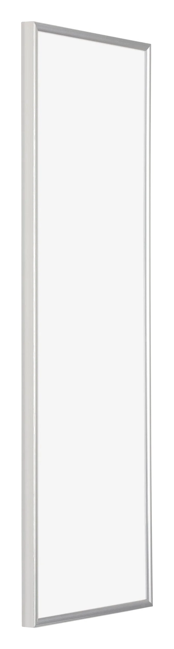 Bilderrahmen 20x60 cm - Silber Hochglanz - Kunststoff - Evry