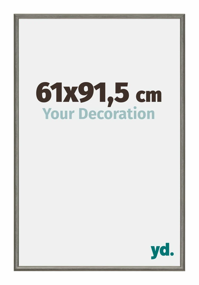 Bilderrahmen 61x91,5 cm - Mercury Struktur - Aluminium - New York