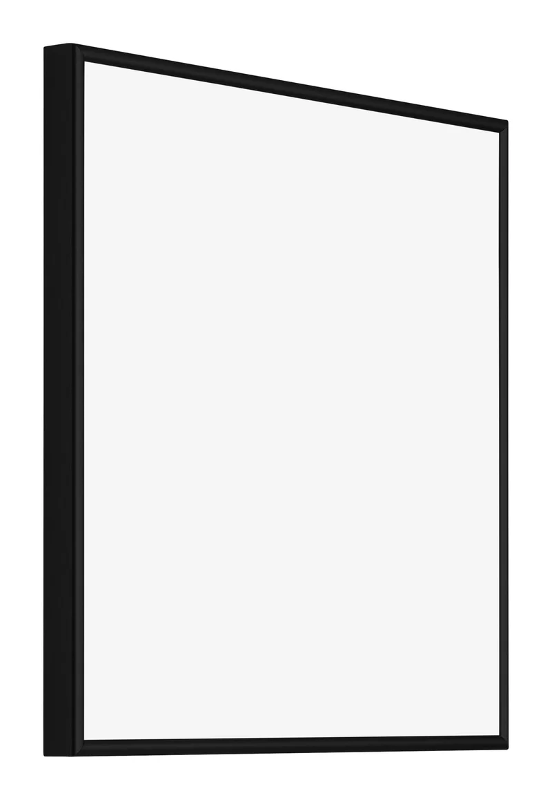 Bilderrahmen 25x25 cm - Schwarz Matt - Aluminium - New York - Aluminium - New York