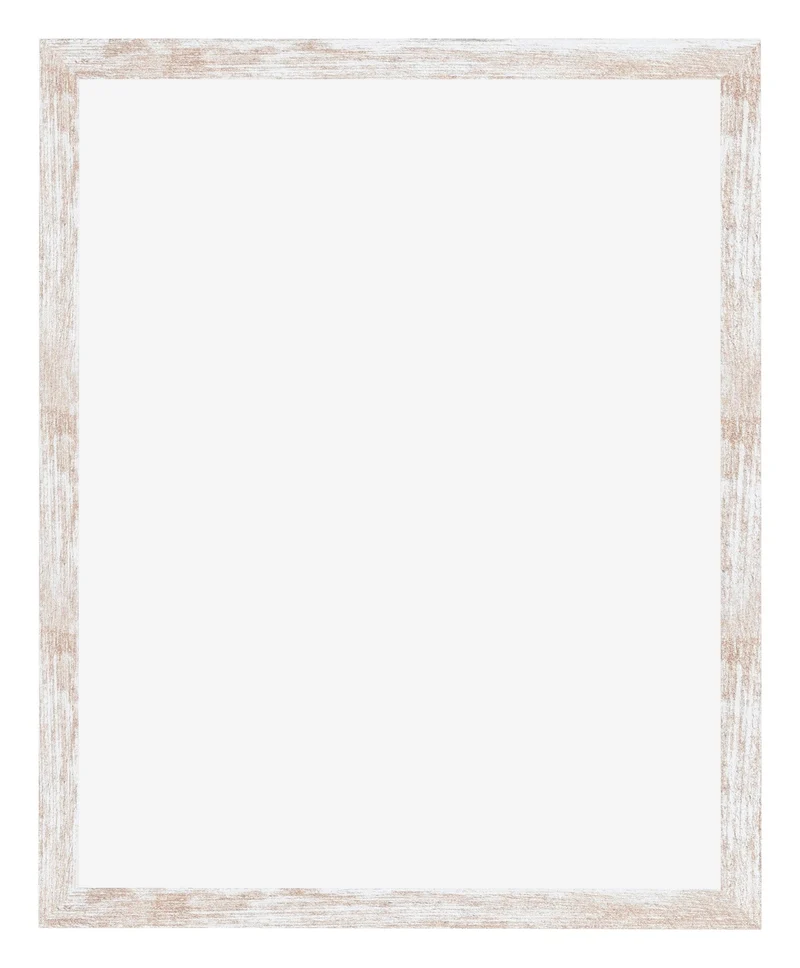 Bilderrahmen 50x65 cm - White Wash - MDF - Catania