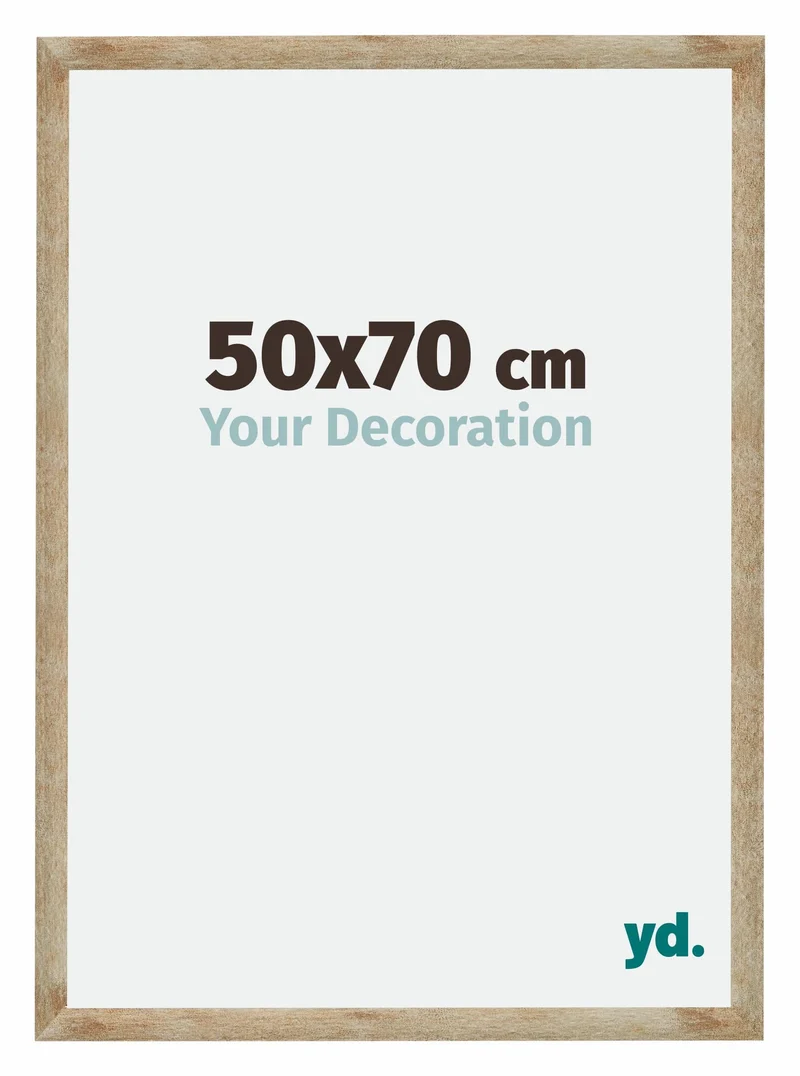 Bilderrahmen 50x70 cm - Gold - MDF - Catania