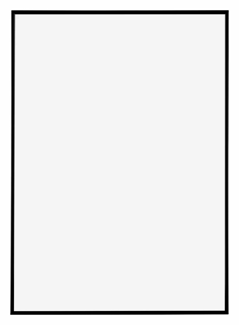 Bilderrahmen 21x30 cm - Schwarz Matt - Kunststoff - Evry