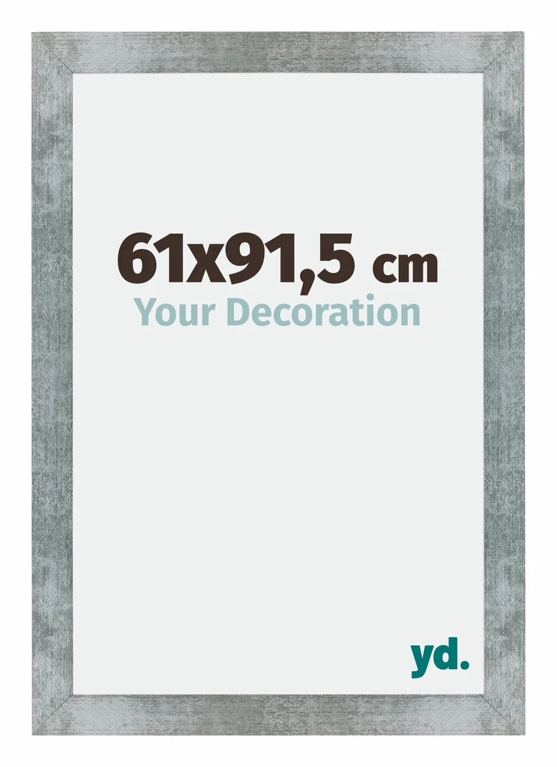 Bilderrahmen 61x91,5 cm - Eisen Gewischt - MDF - Mura