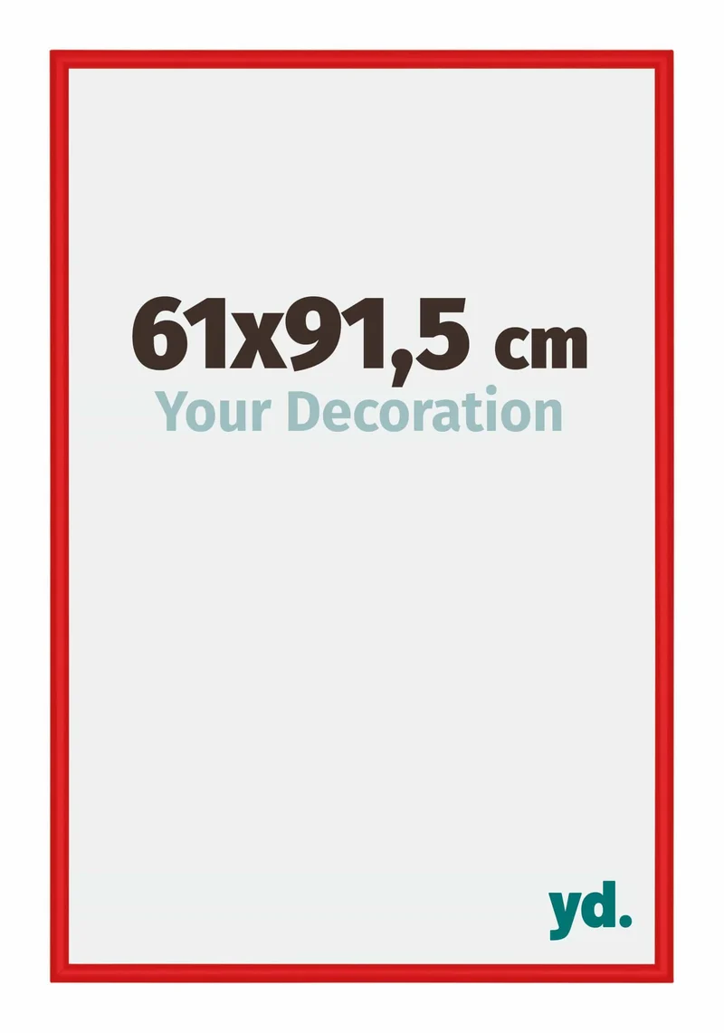 Bilderrahmen 61x91,5 cm - Ferrari Rot - Aluminium - New York