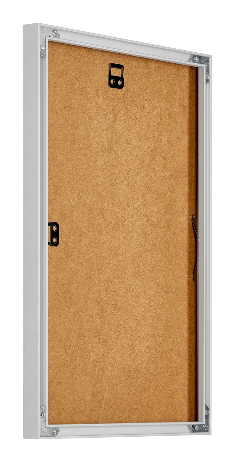 Bilderrahmen 62x93 cm - Silber Matt - Aluminium - New York - Aluminium - New York