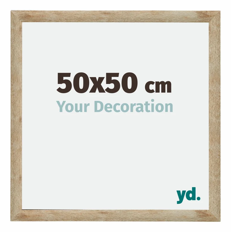 Bilderrahmen 50x50 cm - Gold - MDF - Catania