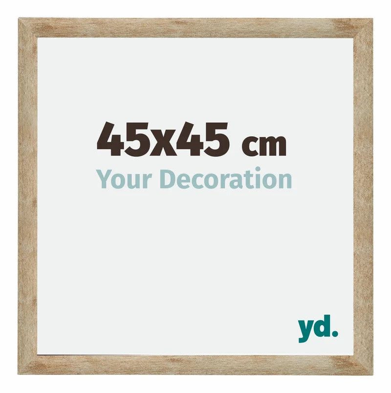 Bilderrahmen 45x45 cm - Gold - MDF - Catania