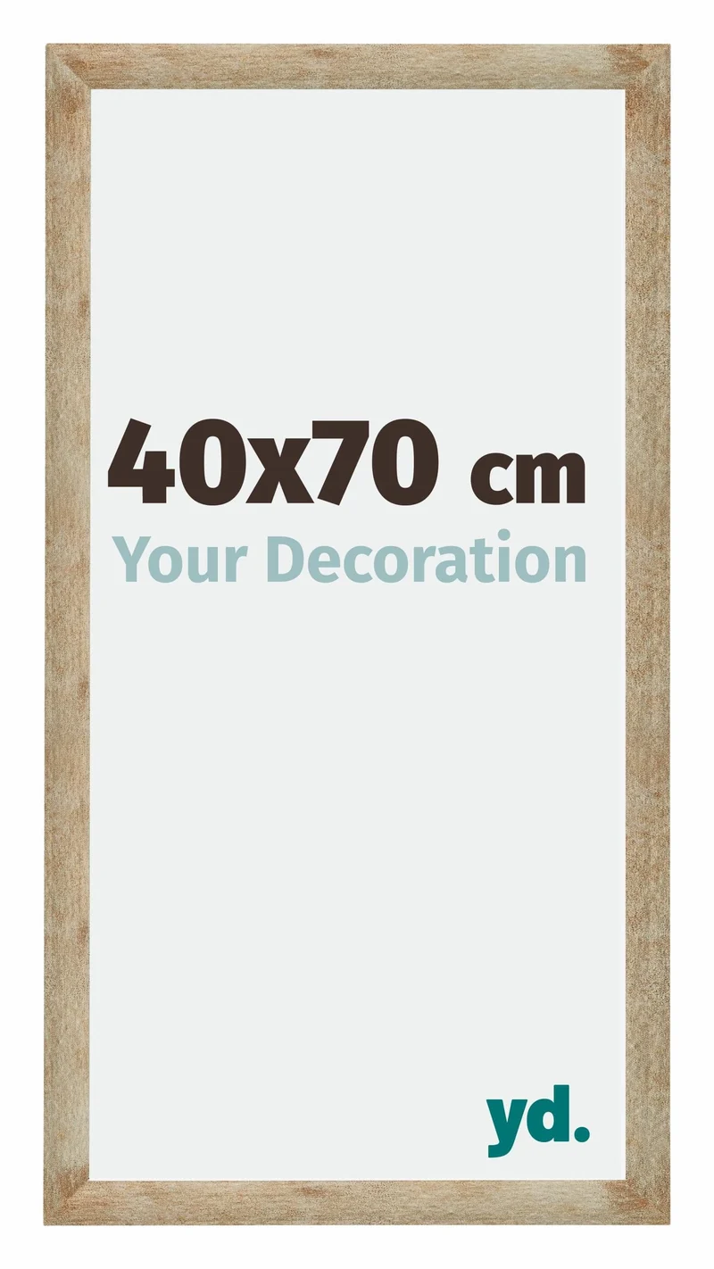 Bilderrahmen 40x70 cm - Gold - MDF - Catania