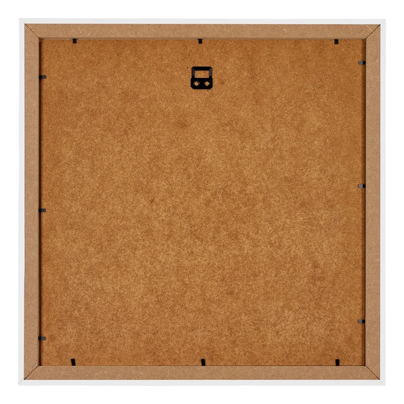 Bilderrahmen 35x35 cm - Weiss Hochglanz - MDF - Mura
